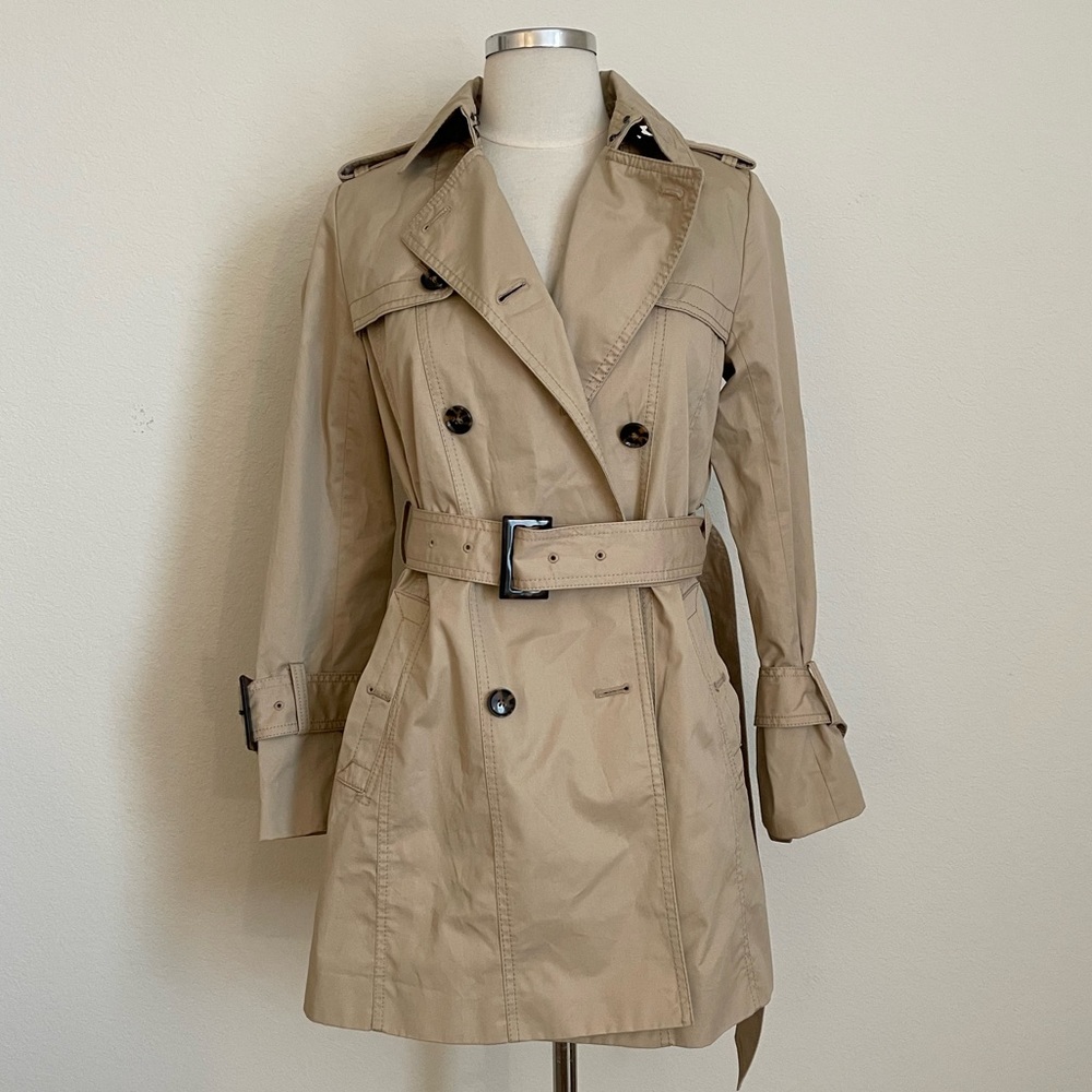 Banana Republic belted Trench Coat Petite XS